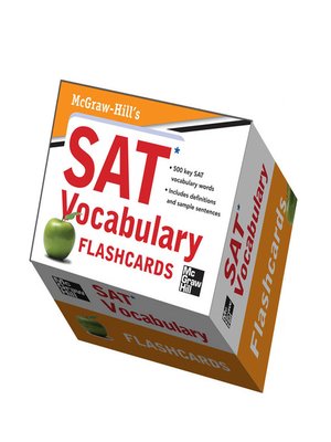 cover image of McGraw-Hill's SAT Vocabulary Flashcards